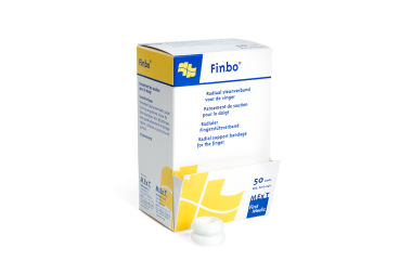 
            Finbo LARGE, pansement de soutien radial pour le doigt
    